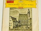 DGG RED STEREO 138 119 LP HELMUT WALCHA BACH ORGAN WORKS EX