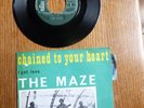 DISQUE VINYLE  45 TOURS THE MAZE CHAINED TO YOUR HEART