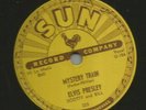 ROCKABILLY 78 - ELVIS PRESLEY - MYSTERY TRAIN  - HEAR- 1955 SUN 223