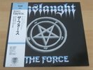 ONSLAUGHT: The force LP Japan w/ OBI + Insert UK Thrash Xentrix Power from hell