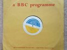 BBC Transcription disc 12