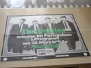 Beatles German Werbeplakat der EMI Electrola Köln für den Beat Club 26.3.1966