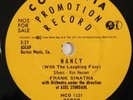 FRANK SINATRA vinyl promo 78 RPM COLUMBIA Nancy With The Laughing Face V+