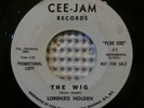 LORENZO HOLDEN The Wig Orig '65 CEE-JAM Promo Soul Funk Vinyl 45 Eddie Bo VG+