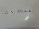 THE BEATLES  WHITE ALBUM ORIG 1968  LP  VERY LOW SERIAL NUMBER  # 3,475