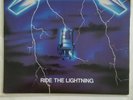 METALLICA Ride the Lightning original vinyl LP album Megaforce LOOK AT PICTURES