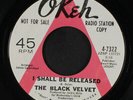 BLACK VELVET: I Shall Be Released / Look Ahead 45 (dj) Soul