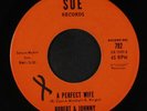 ROBERT & JOHNNY: A Perfect Wife / Brown, Pretty Brown Eyes 45 (xol, 60s Bert K