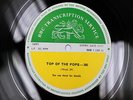 BBC 305 Transcription Disc TOP of the POPS Moody Blues Mungo Jerry Marmalade