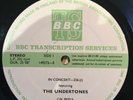 THE UNDERTONES BBC transcription disc-In Concert 256 CN 3830/S