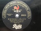 Collins And Harlan 78rpm single 10.5-inch Pathe Freres Record #20033 Honest