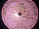 ENRICO CARUSO 10'' - Pink G&T - GC 52368 - 78 rpm record - Iris Serenata