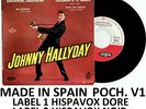 JOHNNY HALLYDAY SOUVENIRS, SOUVENIRS HISPAVOX HV 27-57 ESPAGNE SPAIN ESPAGNOL