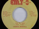 70s Soul 45 CHERYL BERDELL Fall In Love EM. T HEAR