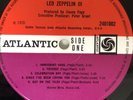 Led Zeppelin - Led Zeppelin III (3). Red / Plum. Very Early UK Vinyl LP.