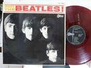 THE BEATLES / MEET THE BEATLES, RARE RED WAX JAPAN ONLY ORIG. 1964 ODEON LP EX