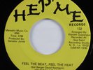 Modern Soul Funk 45 JOHNNY ADAMS Feel The Beat, Feel The Heat HEP'ME VG++ HEAR