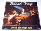 URIAH HEEP - LIVE IN SAN DIEGO 1974 - LP VINYL RARE CONCERT ALBUM NEW NEU B014
