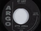 Deep Soul 45 ETTA JAMES At Last ARGO HEAR