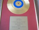 WHITNEY HOUSTON * SAVING ALL MY LOVE* GOLD PRESENTATION AWARD DISC 500,000 SALES