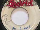 ENOS MCLEOD - all i have b/w pablo in red - BLACK ART BLANK RARE ROOTS