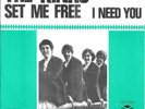 THE KINKS 45 SET ME FREE+PS HOLLAND RARE 1965