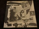 GG Allin ?Dirty Love Songs 2X vinyl 1st press 1987 VG,  poster