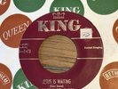 45 RPM Reno & Smiley KING 1473 Jesus Is Waiting BLUEGRASS GOSPEL VG