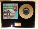  Johnny Hallyday disque d'or 18 Carats 45T Les chevaliers du ciel EP 1967