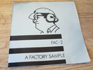 joy division  - a factory sample -  2 x 7'- white-black