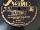 78 RPM QUINTETTE DU HOT CLUB DE FRANCE avec DJANGO REINHARDT nuages- SWING SW 88