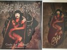 CRADLE OF FILTH CRUELTY AND THE BEAST RE-MISTRESSED RED VINYL + SIGNED ART PRINT