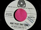 THE SOULFUL DOZEN PLUS 1 - Don't Play That Song - Promo 45 rpm - Prestige 306