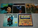 (5) THE VENTURES LP RECORDS Guitar Freakout * Play Guitar * Super Psychedelics +