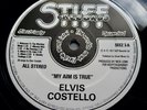 ELVIS COSTELLO My Aim Is True 1977 UK STIFF 1st PRESS GREEN VARIANT NEAR MINT