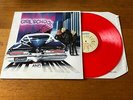 GIRLSCHOOL - HIT AND RUN - 1981 RED VINYL LP WITH FULLY AUTOGRAPHED SLEEVE