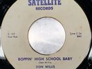Rare Rockabilly Don Willis Boppin' High School Baby Warrior Sam '70's Boot S-101
