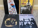 4 Paul McCartney Wings records McCartney, Ram, Band on the Run, London Town LP