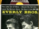 EVERLY BROTHERS THIS LITTLE GIRL E.P. PICTURE SLEEVE ROCKABILLY OLDIES 45