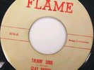 CLAY BROWN Talkin' Soul bw Nothin' But Love 45 FLAME 415 Northern Soul