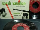 SARAH VAUGHAN 2 x 45 EP & GATEFOLD PICTURE SLEEVE COLUMBIA B-211 / NEAR MINT