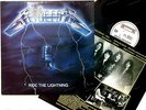 Metallica - Ride The Lightning Europe LP 1984 + Innerbag .