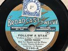 SOPHIE TUCKER - ‘FOLLOW A STAR’ 1930 ORIGINAL CAST BROADCAST 12 78 UNISSUED USA