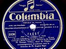 Georges Thill: Faust Gounod Columbia France 78 rpm