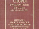 224.  Wilhelm Bachaus - Twenty-Four Etudes (Chopin) - Victor M-43 ( 6 rec 