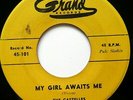 CASTELLES 45 My Girl Awaits Me / Sweetness GRAND 2nd press doowop VG++   TB 27
