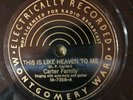 Mont Ward 7444  Carter Family SEE MY GRAVE IS KEPT CLEAN 78rpm 1930 classic  EE-