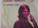 CLAUDE FRANCOIS El Telefono Llora Single Picture Sleeve Chilean press Super Rare