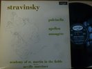 MARRINER / STRAVINSKY pulcinella - apollon  musagete / ARGO ZRG 575 oval