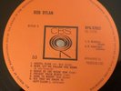 Bob Dylan LP Same UK Orange CBS 1st Press Philips contract earliest press +++++